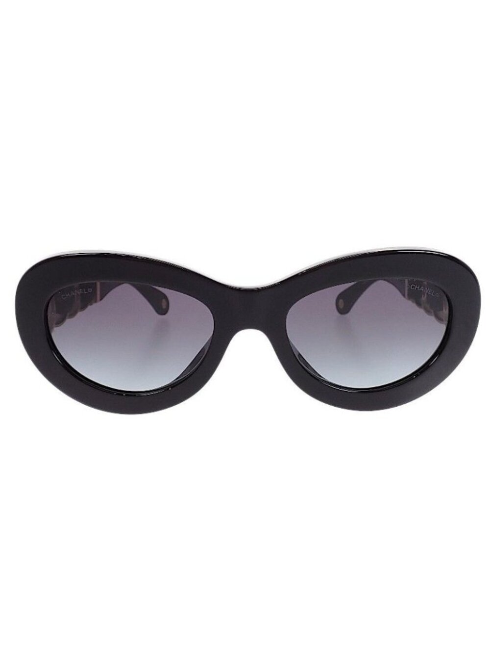 Chanel Oval Eyewear Black - Picture 2 of 15